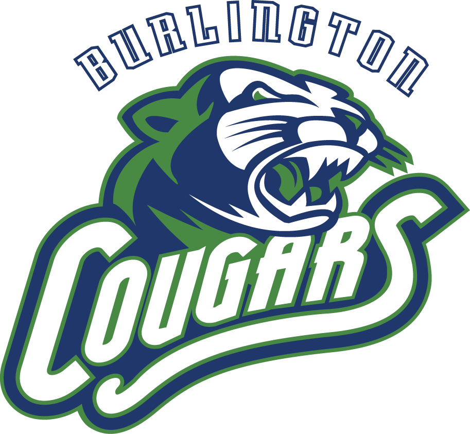 Burlington Cougars 2013-Pres Primary Logo iron on heat transfer